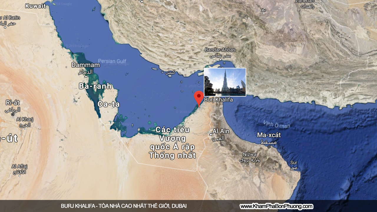 Khám Phá Burj Khalifa - Tòa nhà cao nhất thế giới | www.khamphabonphuong.com