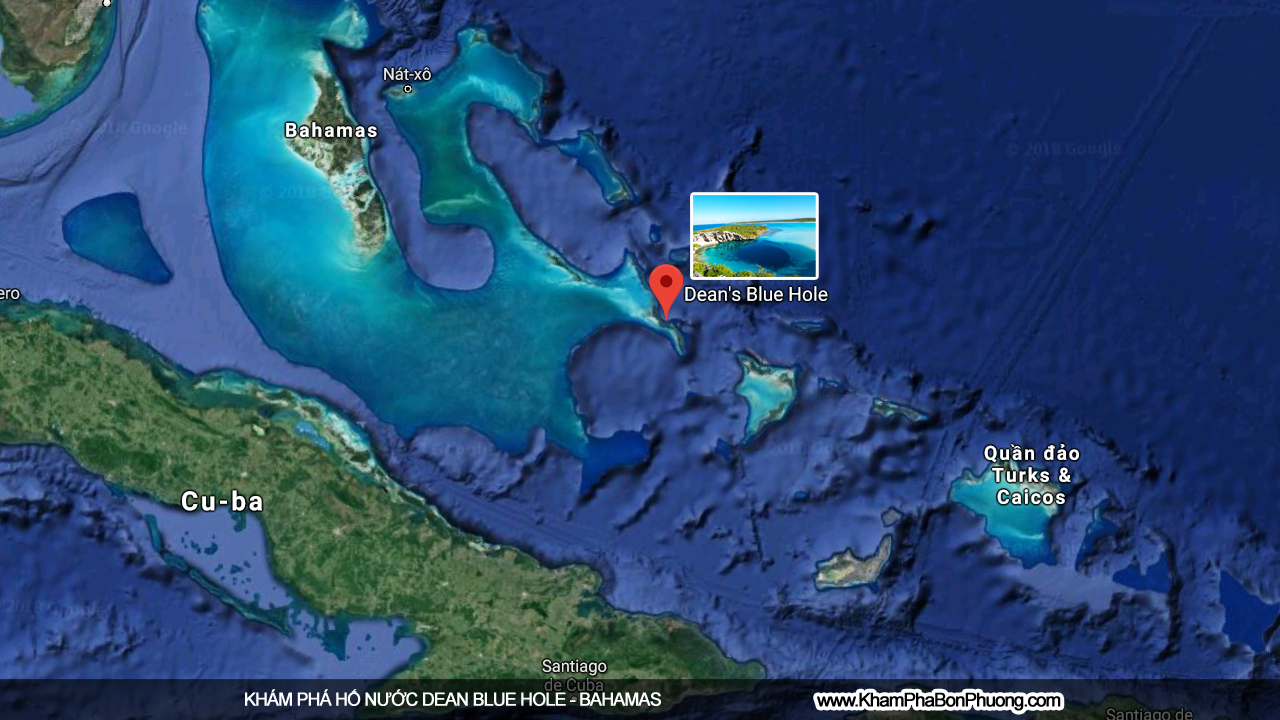 Khám Phá Hố Nước Dean Blue Hole, Bahamas | www.KhamPhaBonPhuong.com