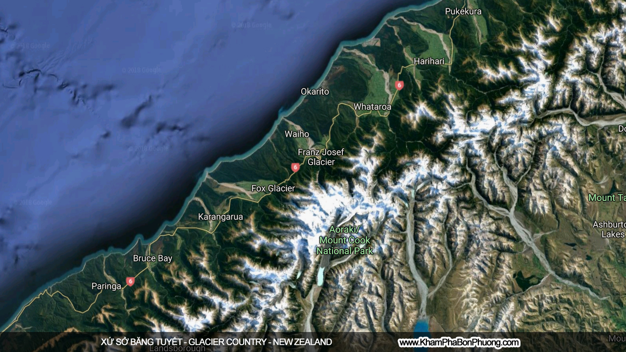 Xứ Sở Băng Tuyết - Glacier Country, New Zealand