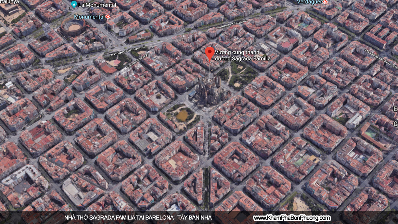 Nhà thờ Sagrada Familia ở Barcelona