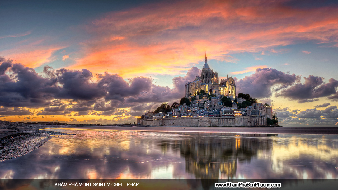 Khám phá Mont Saint Michel, Normandy, Pháp - www.KhamPhaBonPhuong.com