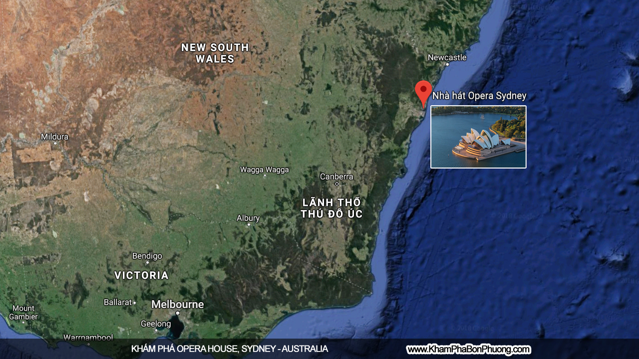 Khám phá nhà hát Opera House, Sydney, Úc - www.KhamPhaBonPhuong.com