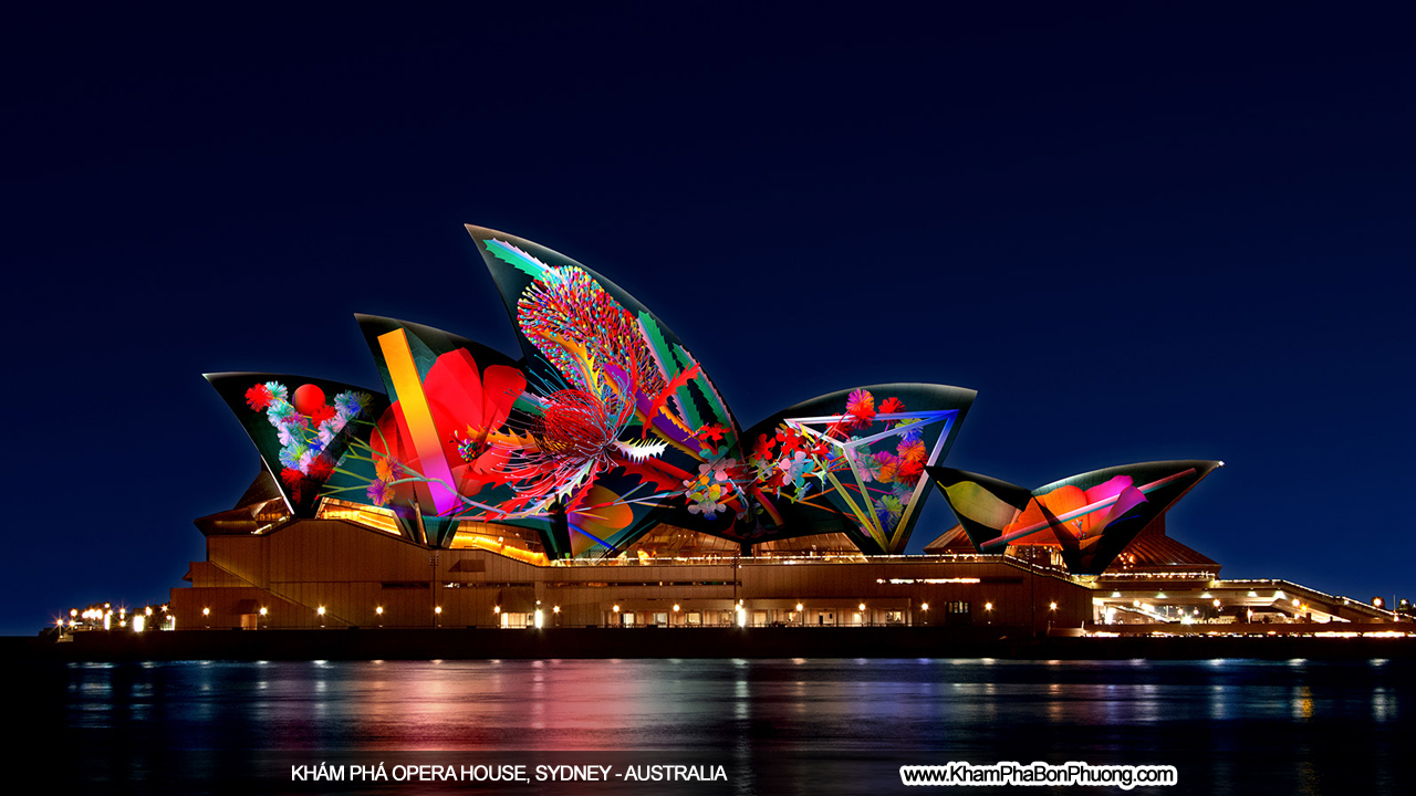 Khám phá nhà hát Opera House, Sydney, Úc - www.KhamPhaBonPhuong.com