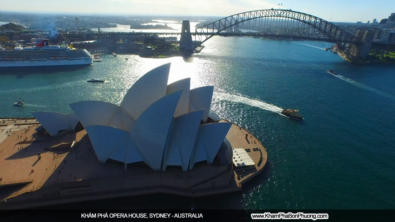Khám phá nhà hát Opera House, Sydney, Úc - www.KhamPhaBonPhuong.com