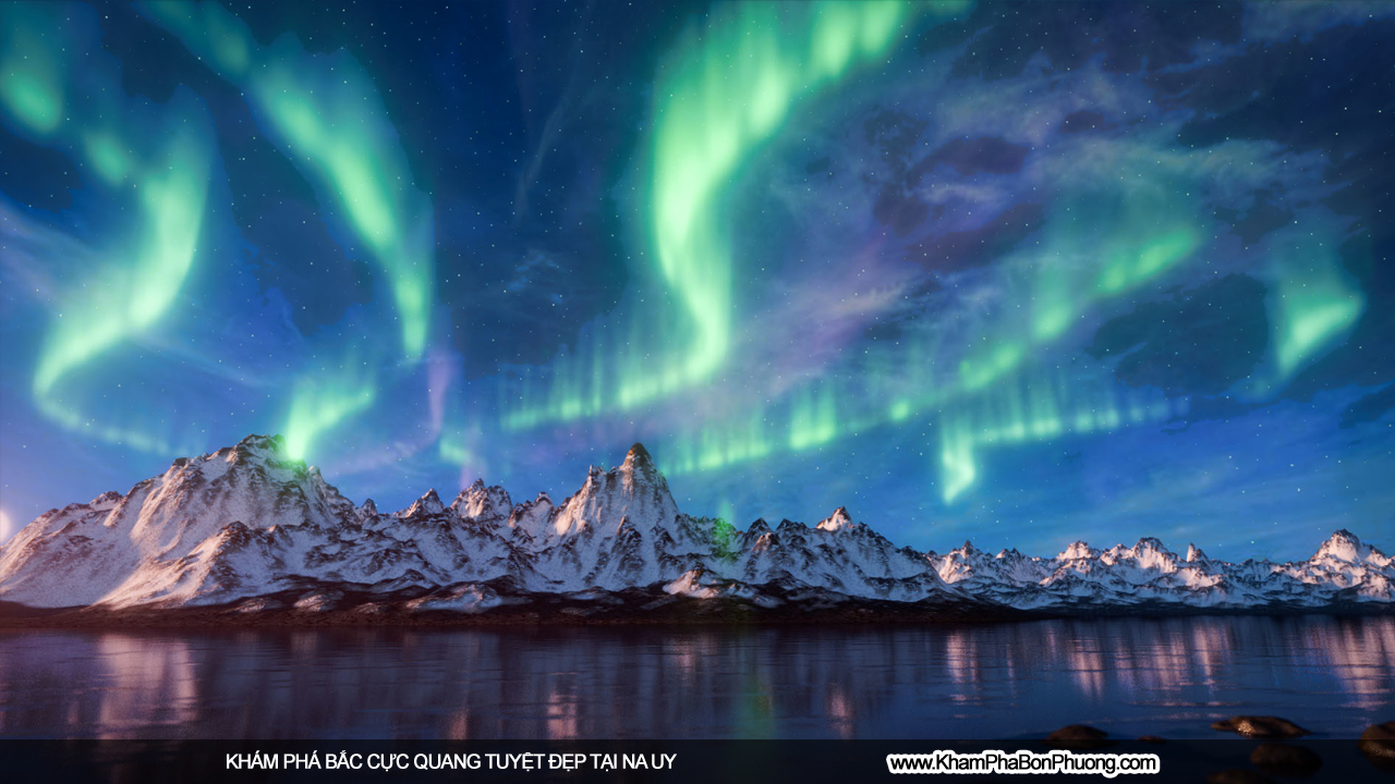 Khám phá Bắc Cưc Quang tuyệt đẹp tại Na Uy | www.KhamPhaBonPhuong.com