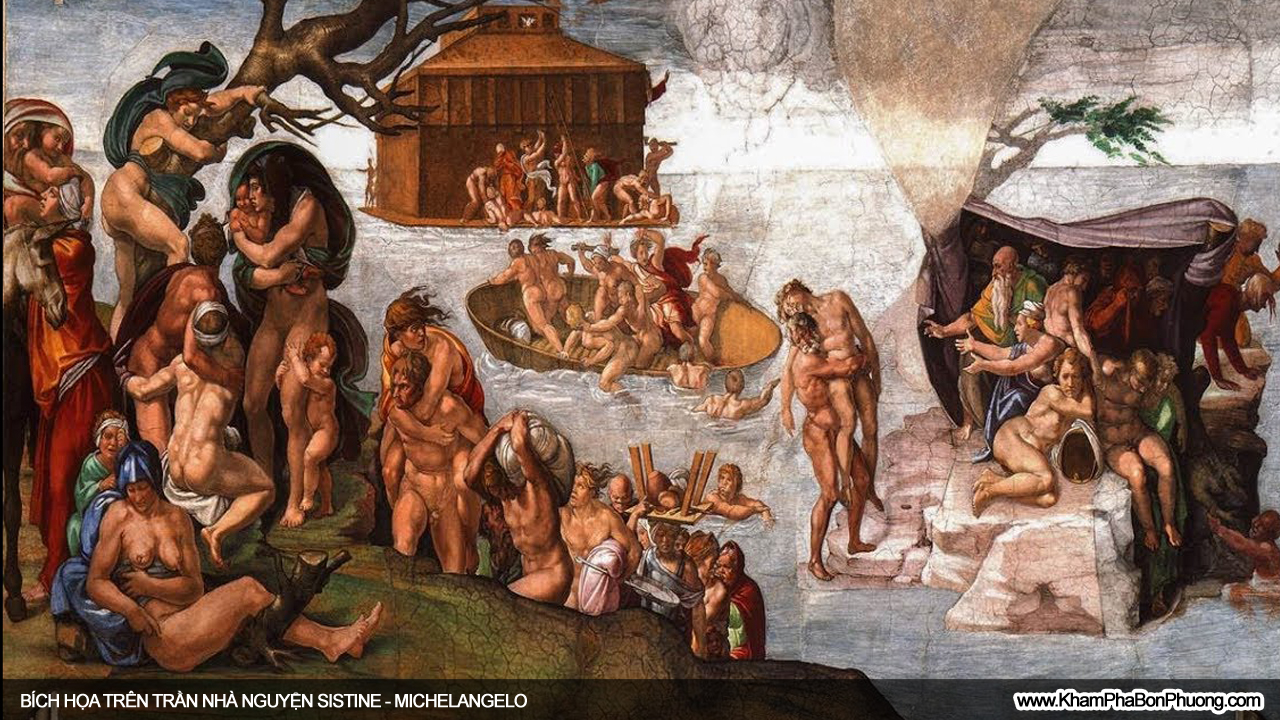 Bích họa trên trần nhà nguyện Sistine, Michelangelo | Khám Phá Bốn Phương