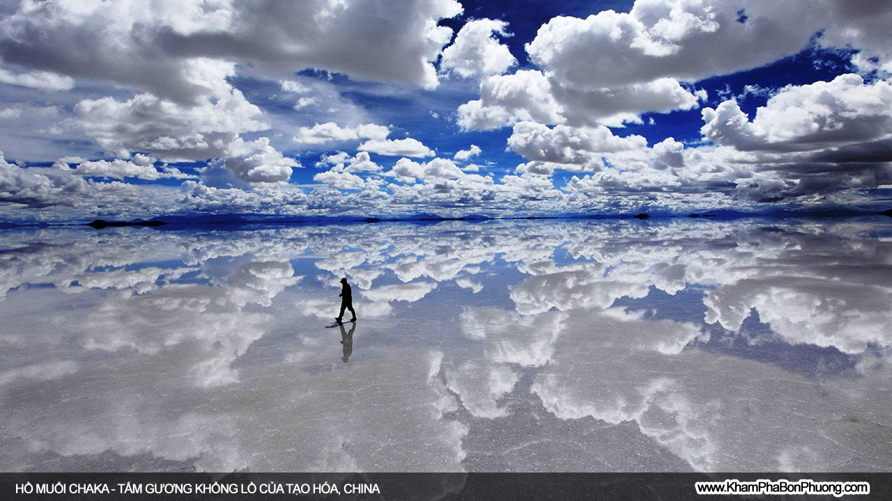 Hồ muối Chaka, tấm gương khổng lồ của tạo hóa, Trung Quốc | Khám Phá Bốn Phương