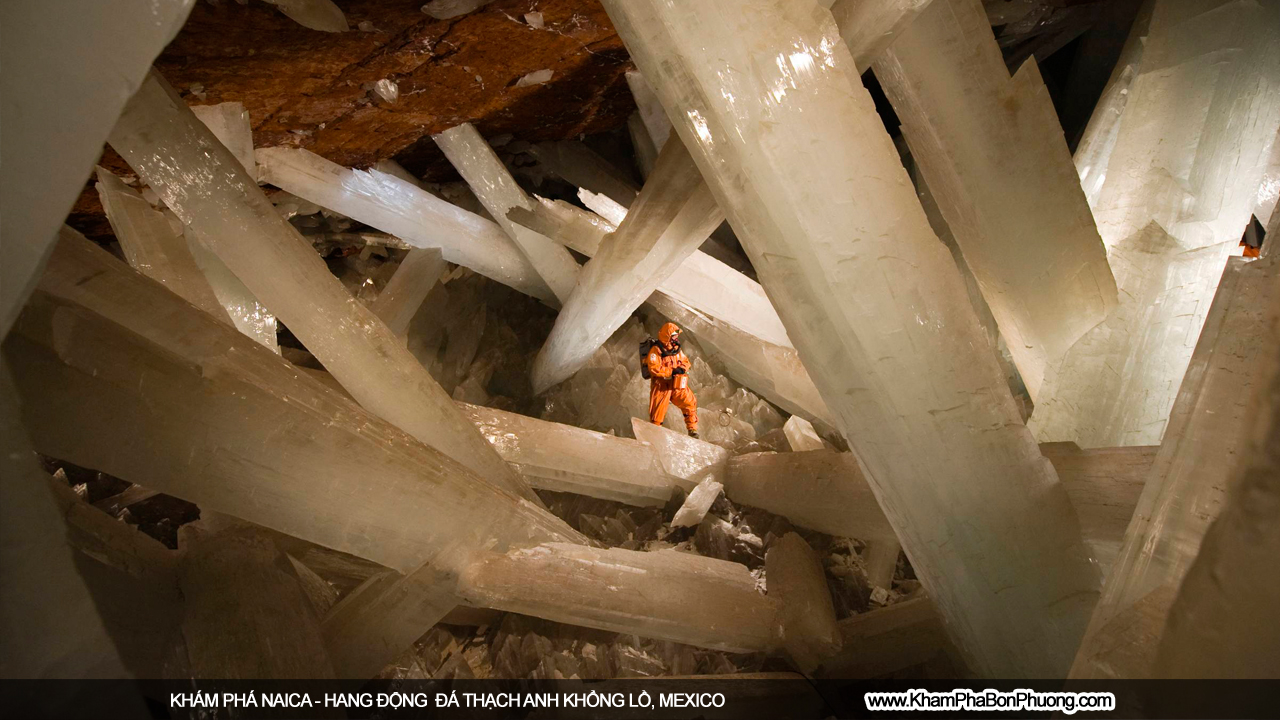 Khám phá Naica - Hang động đá thạch anh khổng lồ Mexico | Khám Phá Bốn Phương