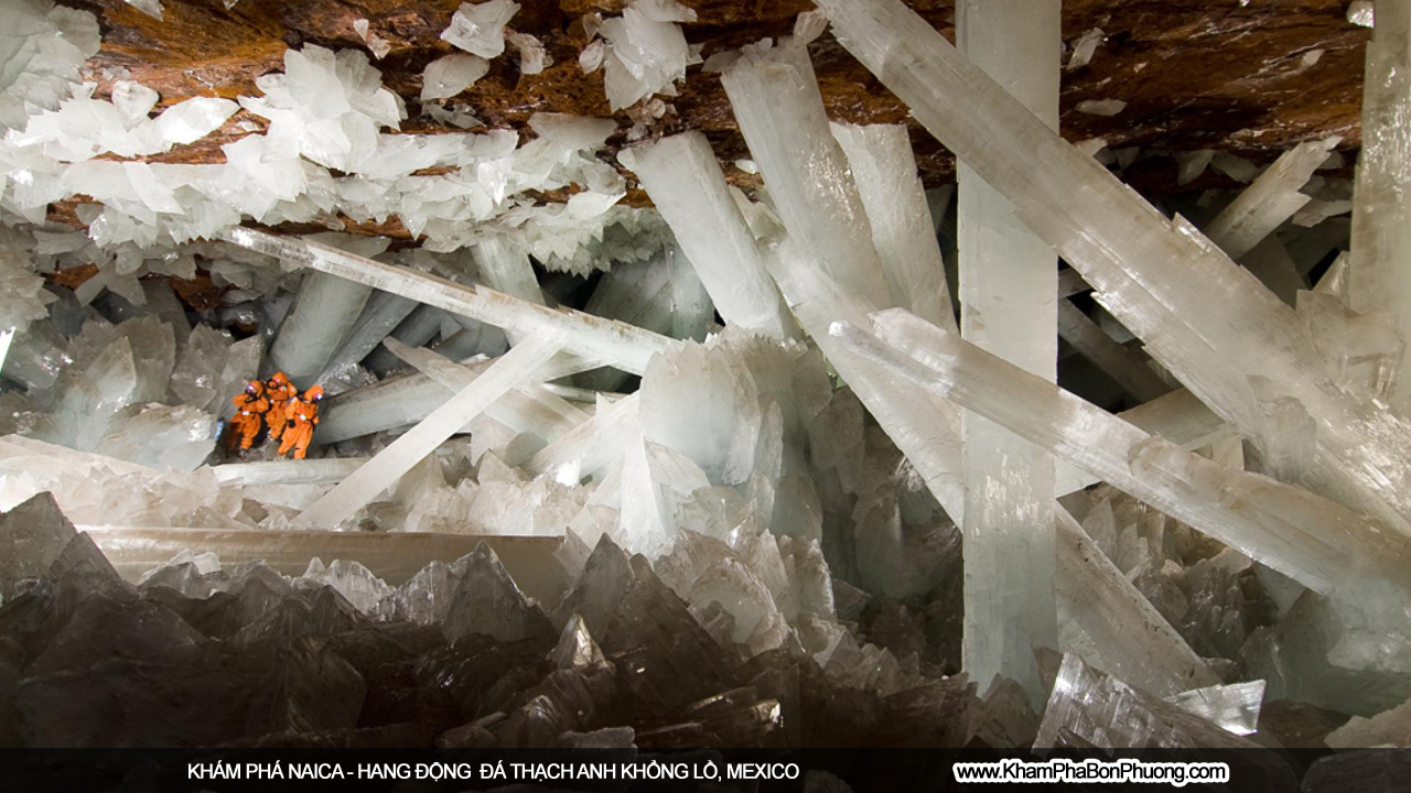 Khám phá Naica - Hang động đá thạch anh khổng lồ Mexico | Khám Phá Bốn Phương