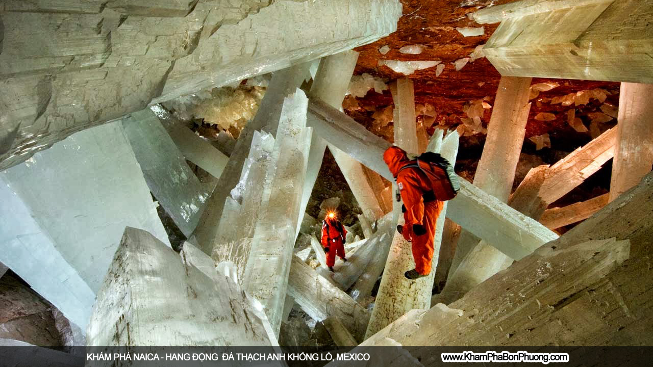 Khám phá Naica - Hang động đá thạch anh khổng lồ Mexico | Khám Phá Bốn Phương