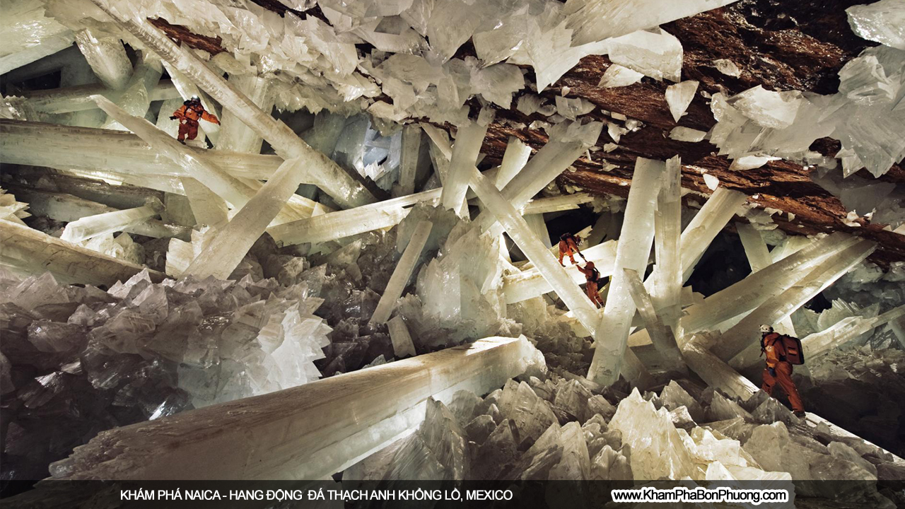 Khám phá Naica - Hang động đá thạch anh khổng lồ Mexico | Khám Phá Bốn Phương