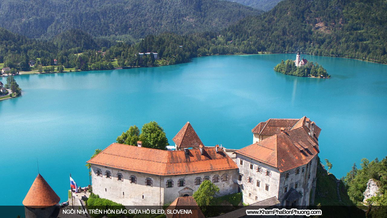 Ngôi nhà trên hòn đảo giữa hồ Bled, Slovenia | Khám Phá Bốn Phương