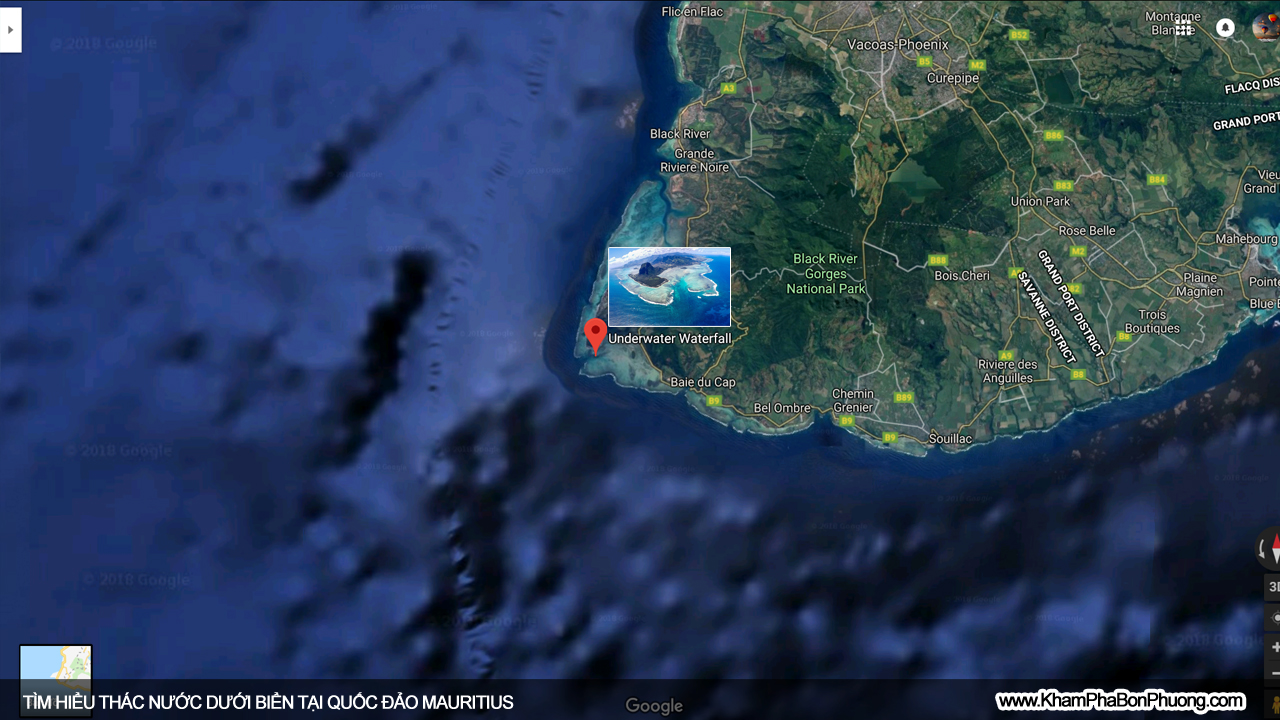 Tìm hiểu thác nước dưới biển, Mauritius | Khám Phá Bốn Phương
