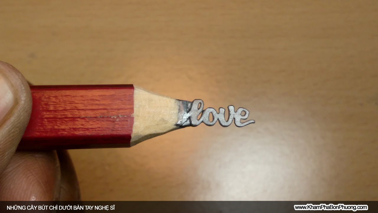 Nghệ thuật điêu khắc từ cây bút chì | Khám Phá Bốn Phương