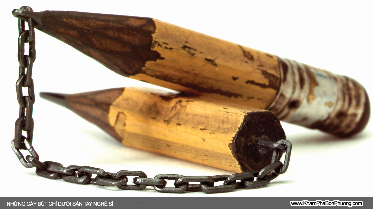 Nghệ thuật điêu khắc từ cây bút chì | Khám Phá Bốn Phương