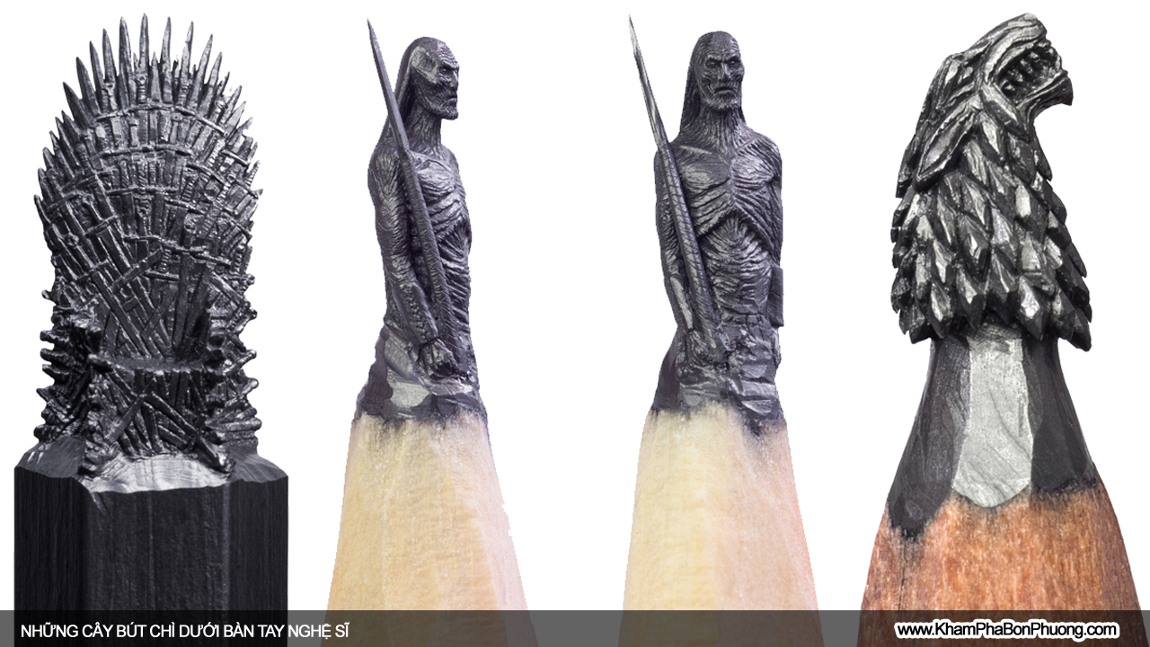 Nghệ thuật điêu khắc từ cây bút chì | Khám Phá Bốn Phương