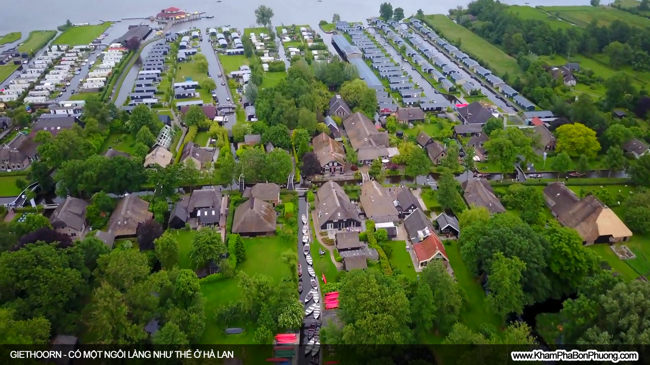 Ngôi làng Giethoorn, Venice của phương Bắc, Hà Lan | Khám Phá Bốn Phương