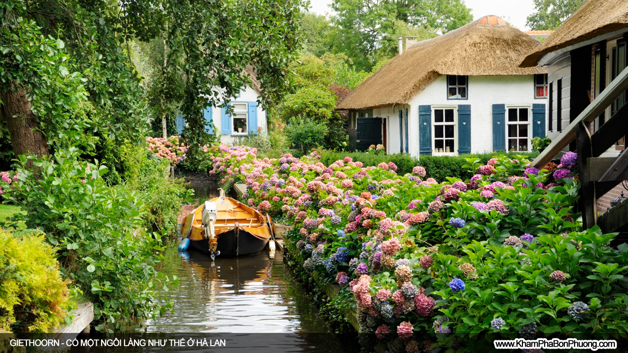 Ngôi làng Giethoorn, Venice của phương Bắc, Hà Lan | Khám Phá Bốn Phương