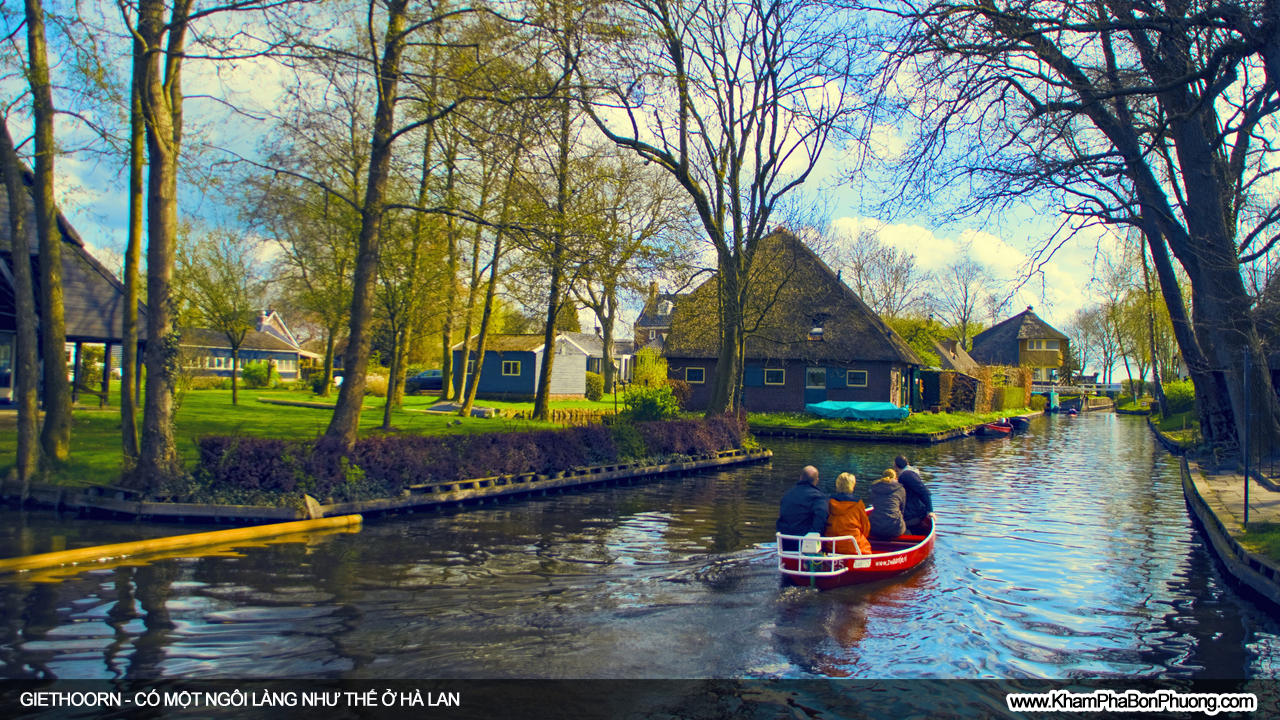Ngôi làng Giethoorn, Venice của phương Bắc, Hà Lan | Khám Phá Bốn Phương