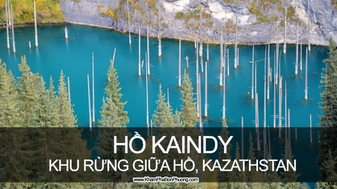 Khu rừng chìm giữa lòng hồ Kaindy, Kazathstan | Khám Phá Bốn Phương